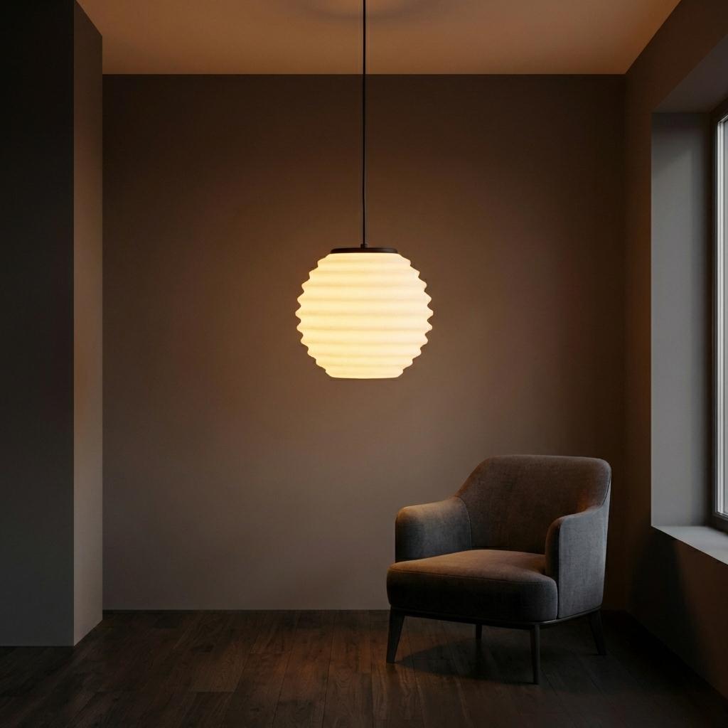 Pendente Waves, pendente impresso em 3D da Éttore Decor, em detalhe