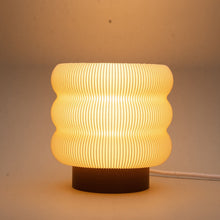 Luminária Argola Larga ( Base cor Madeira)