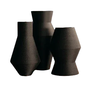 Trio de Vasos Geométricos Minimalistas