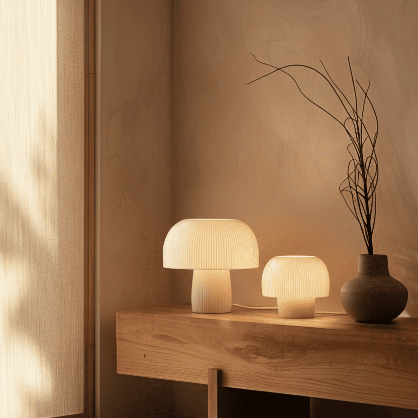 Cogumelo Grande + P, peça impressa em 3D da Éttore Decor