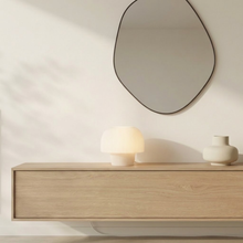 Luminária Cogumelo, luminária impressa em 3D da Éttore Decor, acesa, mais perto | slide: 3