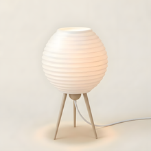 Luminária Tokyo com base bege, luminária impressa em 3D da Éttore Decor | cor: Base Bege