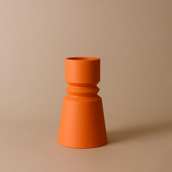 Vaso Terracota  Geométrico