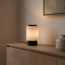 Luminária Candeeiro Baixo, luminária impressa em 3D da Éttore Decor, acesa, still life | slide: 3