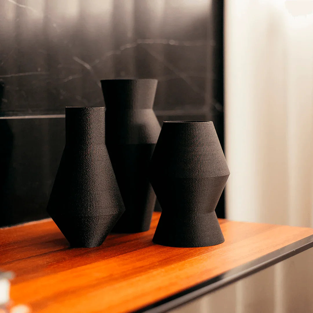 Conjunto de vasos triplos