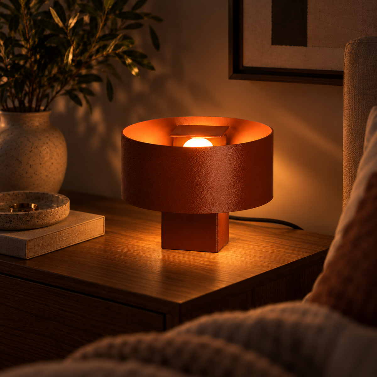 Luminária Satu, luminária impressa em 3D da Éttore Decor