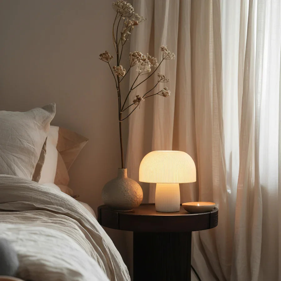 Luminária Cogumelo Grande, luminária impressa em 3D da Éttore Decor